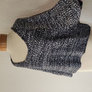 NWT Missa Knit Slate Scoop Neck Pull Over Sweater S